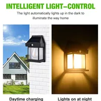 Appliques Murales Solaires d'Extérieur 10 Lumens, Lampe Solaire à Filament de Tungstène, Éclairage Extérieur Chaleureux et Étanche
