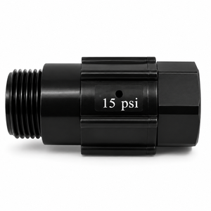 Régulateur de pression d'eau en plastique noir 15 PSI, filetage mâle-femelle, pour l'irrigation des pelouses et des jardins, vanne de réduction de pression - Product Image 1