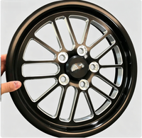 Nouvelle jante de course forgée monobloc Beadlock pour Drag Skinnies 15x3.5/17x4.5, déport 7.25/2.25, 20mm, en alliage d'aluminium