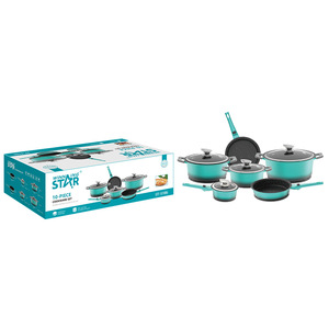 Winningstar Cross-Border Exclusive Kitchenware <b>Set</b>: 6-Piece Multifunctional Frying Pan for Fried Rice, Hot <b>Pot</b>, and Boiling Wate - Product Image 1