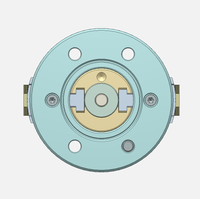 Mandrin hydraulique solide à 2 mors AUTOCHUCK 2P-04, plage de serrage 5-110 mm, pour tour CNC, idéal pour pièces carrées et de formes spéciales