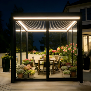 Gazebo de <span class=keywords><strong>Policarbonato</strong></span> con Marco de Aluminio, Opción de Iluminación LED, para Exteriores - Product Image 3