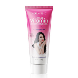 KORMESIC - Limpiador Facial Multivitamínico Iluminador de 100 g con Certificación Bpom, Control de Grasa, Espuma Suave, Crema Limpiadora Facial - Product Image 5