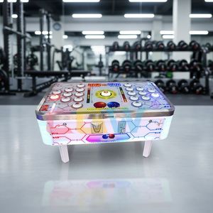 Máquina de garras de dos jugadores con juego Whack-a-Mole de desafío de velocidad Speedy Tap, operada con monedas, botón de luz LED e impresión digital - Product Image 4