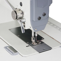 Machines à coudre industrielles à plat à point zigzag à aiguille simple à entraînement direct 1530T pour la couture de couvercles de tasses
