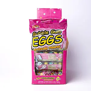 Fabriek Directe Verkoop Custom Bubble Gom Candy Easter Egg Kauwgomballen Voor Snacks
