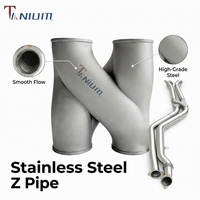 Tuyau d'échappement en acier inoxydable en forme de X et de Z, impression 3D, 2,75 pouces, 3 pouces, 3,15 pouces pour BMW G80 M4