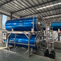 Équipement de stérilisation alimentaire automatique industriel, autoclave à cuve avec contrôle PLC pour la transformation des aliments en conserve et de la viande