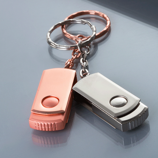 2020 Promotional 2GB 4GB swivel USB 2.0 pendrive 3.0 8GB 16GB swivel metal USB flash drive mini with customized logo