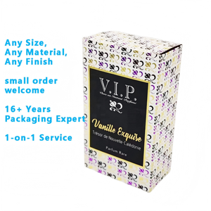 Tùy chỉnh thiết kế có thể gập lại Giấy hộp mỹ phẩm với lớp phủ UV hộp nước hoa với tùy chỉnh in logo dập nổi bao bì lợi thế - Product Image 1