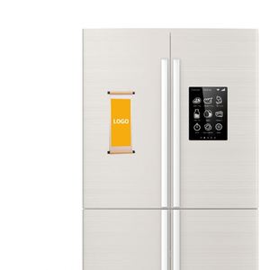 Imán de Refrigerador Rectangular Personalizado, Mini Pintura en Rollo, Imán Delgado de Madera para Decoración - Product Image 2