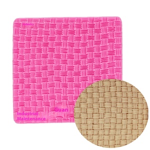 Silicone bé đan dệt fondant khuôn đan khuôn embosser biên giới cho bánh Sugarcraft trang trí fondant đường hình thức - Product Image 2