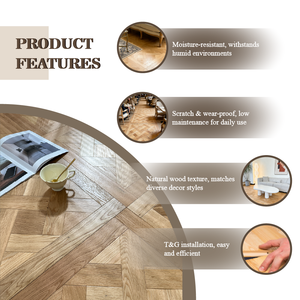 Parquet en bois massif <span class=keywords><strong>Versailles</strong></span> moderne 600x600mm placage de chêne naturel noyau multicouche ABCD Surface pour salles de bains parcs - Product Image 5