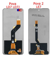 Schermi LCD all'ingrosso per cellulari Tecno Pova 2 LE7, Spark Go 2024, Spark 3, 4 Air, 5, 6, 7 Pro, 7, 8, 9, 10 - Display Originali