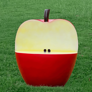 Sillas de Resina Personalizadas con Forma de Manzana, Adornos para Asientos en Centros Comerciales y Parques - Product Image 3