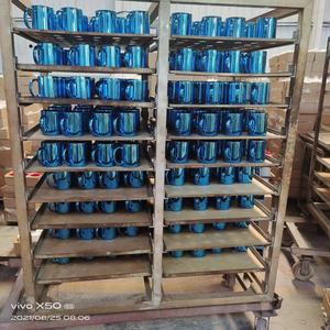 Taza de cerámica creativa de 11oz, tazas de sublimación de café de piedra blanca, compra de Taza de cerámica con recubrimiento de sublimación - Product Image 5