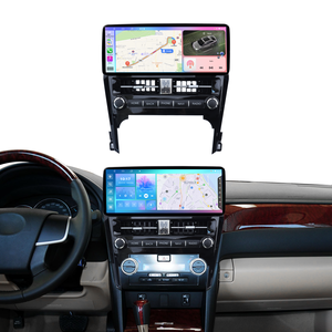 ระบบนำทาง GPS ในรถยนต์แบบยูนิเวอร์แซล หน้าจอแอนดรอยด์ 12.3 นิ้ว สำหรับรถยนต์โตโยต้า แคมรี่ ปี 2012-2014 เครื่องเล่นวิทยุในรถยนต์สีดำเงา - Product Image 1
