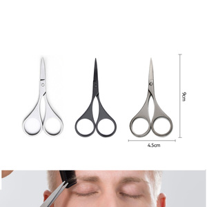 Chuyên nghiệp tốt thép không gỉ cong lưỡi kéo cho tóc cắt tỉa lông mày mũi tóc lông mi gốm xử lưỡi-công cụ làm đẹp - Product Image 3