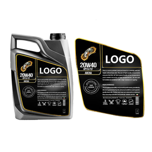 Étiquette de bouteille d'huile <span class=keywords><strong>moteur</strong></span> en vinyle auto-adhésif chimique holographique personnalisé par le fabricant, imperméable, résistant à l'huile, durable, pour l'emballage - Product Image 2