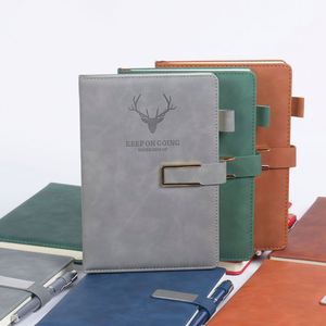 Special Offer Magnetic Buckle Hardcover Leather Cover <b>A5</b> Customized Promotional PU <b>Notebook</b> - Product Image 4