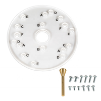 Plaque de Base de routeur en acrylique, pour Makita RT0701C & Makita XTR01, modèle de routeurs, garniture Lucite, gabarit de découpe de cercle de précision