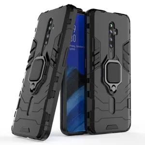 360 graden Magnetische roterende beugel Mobiele Telefoon Cover Voor Oppo Reno Reno2 Z F ACE Case