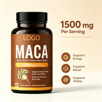Offre Spéciale – Capsules de Poudre de Racine de Maca à Prix Réduit – Complément Vitalité Noir pour Soutenir l'Endurance Physique et Stimuler la Vitalité Masculine – OEM