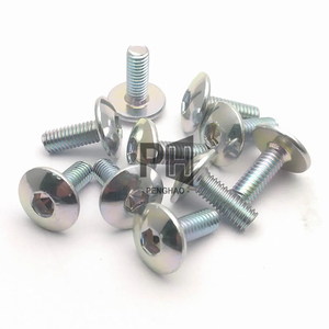 M6 skuter motor Sliver ATV Moped plastik penutup baut sekrup dan U jenis klip dengan mur 6mm M6X16 12 20 25 mm mur pegas klip - Product Image 4