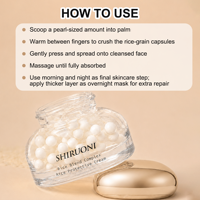 Crème Visage au Collagène et Riz Marque Blanche Lissante Anti-rides Anti-âge Raffermissante pour Peau Relâchée