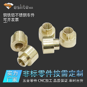 บริการกลึง CNC ชิ้นส่วนทองเหลือง ทองแดง น็อต สกรู ขนาด 12 มม. สำหรับชิ้นส่วนใหม่ พร้อมค่าความคลาดเคลื่อนตามสั่ง - Product Image 2