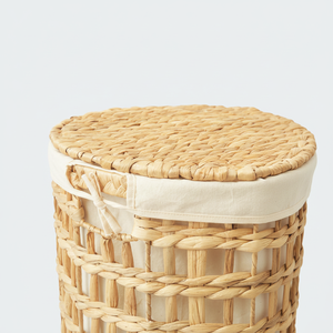 Cestas de lavandería de jacinto de agua sostenibles contemporáneas de Vietnam: soluciones de almacenamiento de alta calidad - Product Image 1