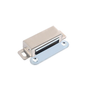 Stainless Steel Magnetic <b>Door</b> <b>Catch</b> For Cabinet Wood <b>Door</b> Wall Mounted Minimalist Design Strong Magnet No Drilling Required - Product Image 3