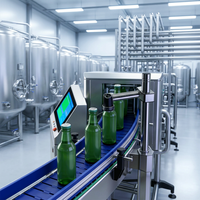 Solution automatisée de traçabilité des boissons : capture des codes DataMatrix sur les bouteilles, des codes-barres sur les cartons et des codes de palettes avec association en temps réel