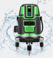Niveau Laser 3D à faisceau vert 360, Machine à niveau Laser rotatif 5 lignes