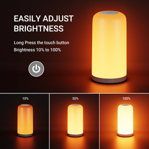 RGB Color-Changing Clap <b>Light</b> <b>Night</b> <b>Light</b> with for APP Control Touch Control Colorful RGB LED <b>Light</b> ABS Material - Product Image 3
