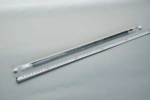 Tube chauffant en verre infrarouge à ondes moyennes transparentes, halogène <span class=keywords><strong>150W</strong></span>/250W 2700K, blanc chaud doux, 8000 Lumens, angle de faisceau de 360°, dimmable, <span class=keywords><strong>R7S</strong></span> - Product Image 5