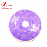 Sous-verres ronds en PVC personnalisés par sublimation, motif mignon, pour boissons, vente en gros