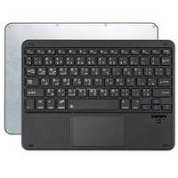 Keyboard Bluetooth Nirkabel dengan Touchpad RGB Backlit USB-C untuk Semua Sistem Tablet PC