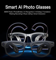 Gafas Inteligentes con Cámara IA al por Mayor, Grabación de Video HD 1200P, Sensor IMX219 de 8MP, Wi-Fi, Bluetooth, Traducción de Voz, Memoria de 16GB
