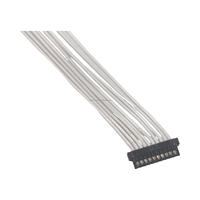 Harnais de câblage personnalisé Linksunet HRS Original 0.8mm Pitch DF52-10P-0.8C+DF52-2832PCF+UL1571-28AWG OD0.6MM