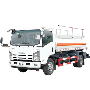 Dongfeng Transportando Oil Tanker Truck Gasolina Tank Truck 6x4 5000 Litros Aço Carbono Automático Móvel Oil Bowser 4 - 6L 4X2