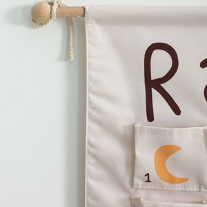 ปฏิทินแขวนผ้าแคนวาสลายสีสันสดใสสำหรับรอมฎอน ขายส่ง 30 ช่อง สำหรับตกแต่งบ้าน สำนักงาน ของใช้สำหรับนับถอยหลังเทศกาล - Product Image 3