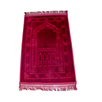 Anti-Rutsch-Teppich Weicher, seidig, glatter, synthetischer Teppich für Schlafzimmer Shaggy Carpet Exquisiter tragbarer Moschee teppich Hochwertig nach Maß