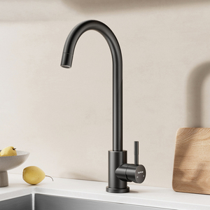 <span class=keywords><strong>Robinet</strong></span> de cuisine moderne en acier inoxydable 304, mélangeur eau chaude et froide, <span class=keywords><strong>robinet</strong></span> d'eau froide unique, <span class=keywords><strong>robinet</strong></span> de salle de bain à col de cygne rotatif - Product Image 6