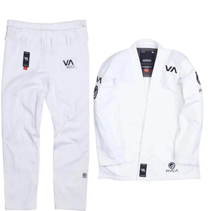 Fabricación de Alta Calidad Gi 100% Algodón Shoyorol BjjGl para Lote V2 # Kimono de Jiu Jitsu Brasileño 60 Fighter Blanco 440g - Product Image 1