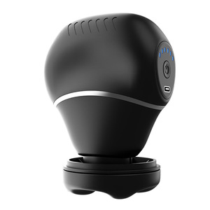 Masajeador Abdominal Wuhenxing 7.4V 10W, Máquina Quemadora de Grasa Corporal para Masaje de Cintura y Piernas, Color Negro - Product Image 1