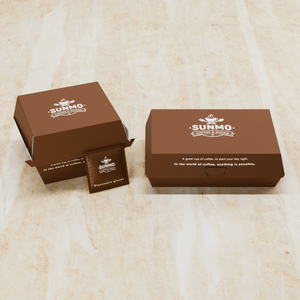 Elegante <span class=keywords><strong>Set</strong></span> di Imballaggi Personalizzabili Marroni per Asporto - Tazze da Caffè, Contenitori per <span class=keywords><strong>Pranzo</strong></span> e Sacchetti di Carta Brandizzati per Caffetterie - Product Image 5