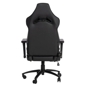 <span class=keywords><strong>Chaise</strong></span> de jeu durable noire avec logo, grande taille, Pro Silla Gaming, entièrement en cuir PU de qualité supérieure, multifonctionnelle, avec accoudoirs réglables 4D - Product Image 4