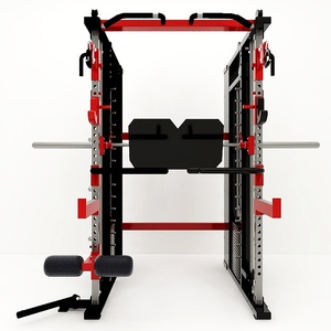 Máquina <span class=keywords><strong>Smith</strong></span> Multifuncional Todo en Uno, Equipo de Entrenamiento Integral para Gimnasio, Uso Comercial y Doméstico, Entrenamiento de Cuerpo Completo Integrado - Product Image 6
