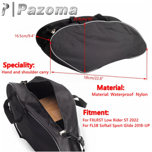 เบาะนั่งมอเตอร์ไซค์สำหรับ Harley FLSB Softail,ไม้ถูพื้นสำหรับ Harley FLSB Softail <span class=keywords><strong>Sport</strong></span> <span class=keywords><strong>Glide</strong></span> 2018 21 20 FXLRST กระเป๋าอาน22 - Product Image 4